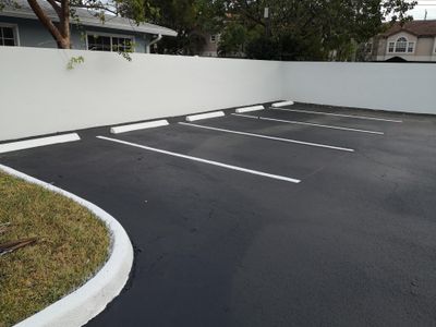 parking lot sealcoat and line striping performed in san antonio tx